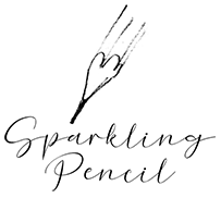 Sparkling Pencil Art Logo